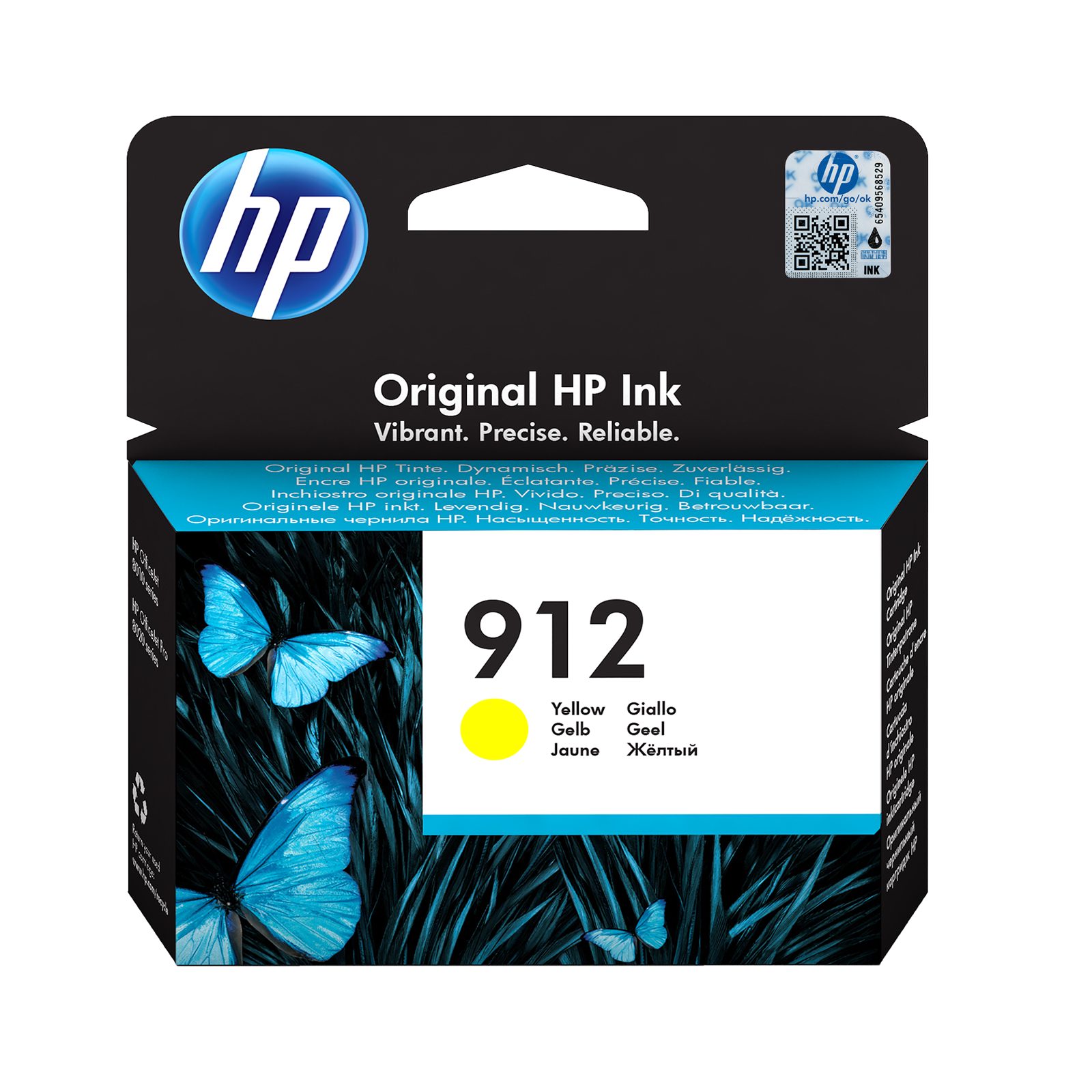 HP 912 1 Styck Original bläckpatron, gul 3yl79ae, bild 3