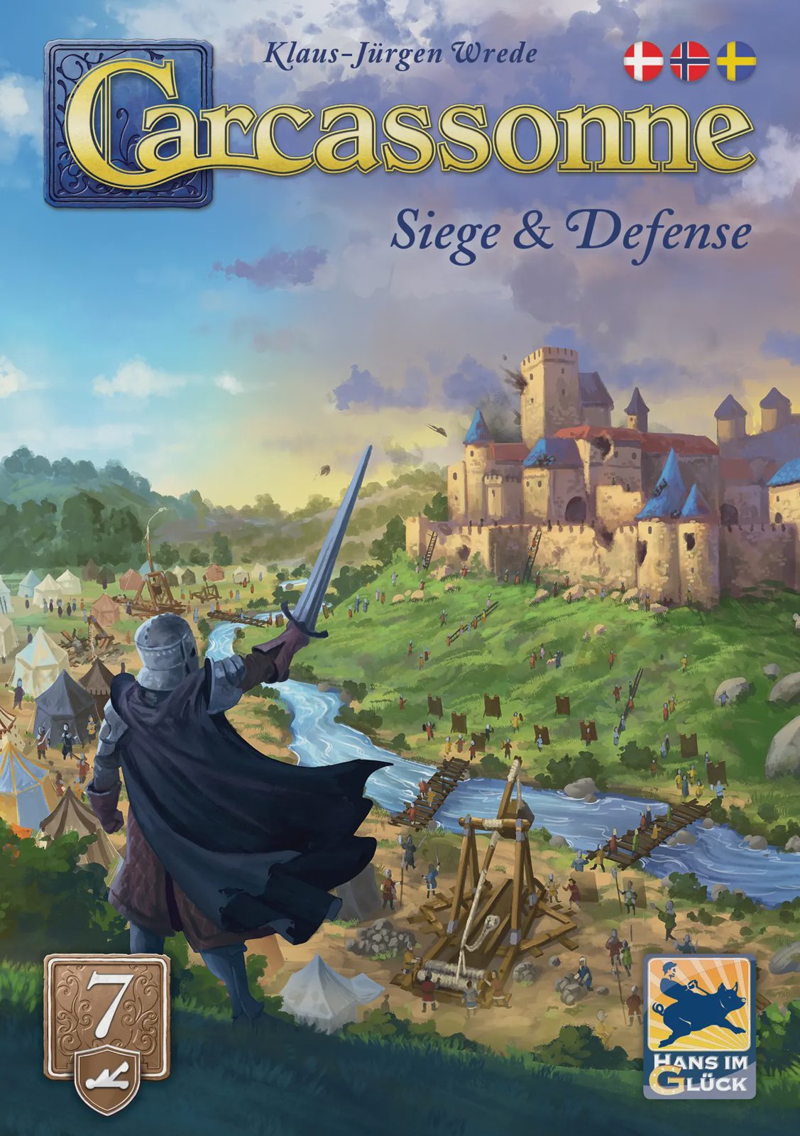 Carcassonne 3.0 - Siege & Defense Expansion (Skandinavisk Version), bild 4