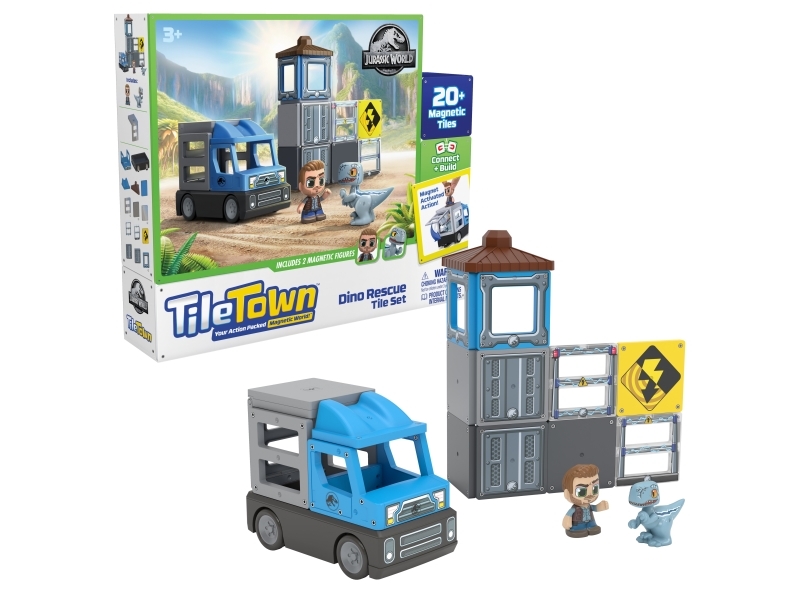 Tile Town Jurassic World Dino Räddning