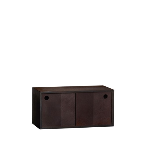 Hübsch - Herringbone Shelf - Brown - 40x20xh20cm