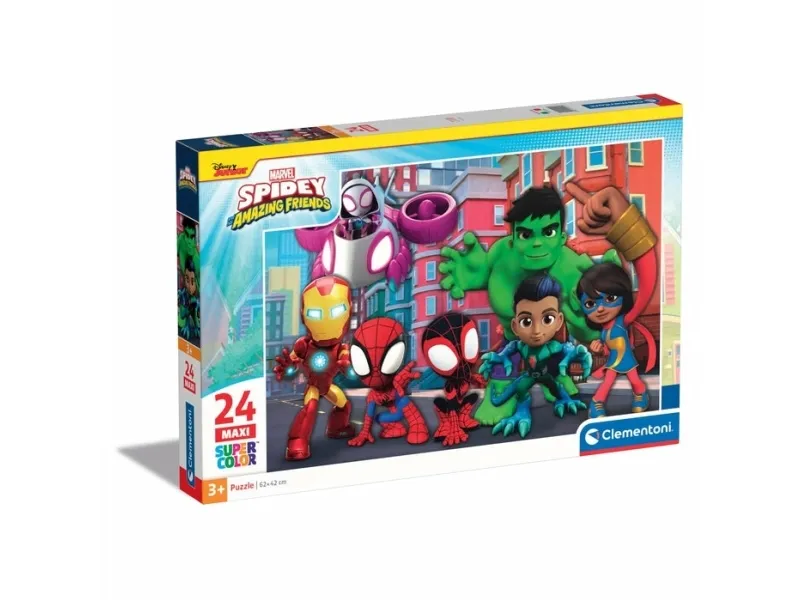 Clementoni Puslespil Maxi Spidey and his amazing friends