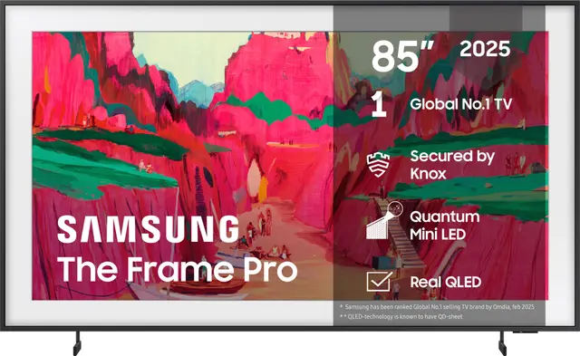 Samsung 85" The Frame Pro LS03FW Neo QLED 4K Edge Mini LED Smart TV (2025)