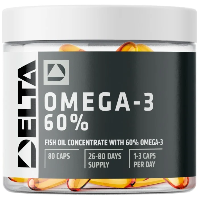 Delta Nutrition Omega-3 60% 80 kapslar