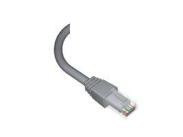 Brand-Rex C6CPCU010-888BB, 1 m, Cat6+, U/UTP (UTP), RJ-45, RJ-45, Grå