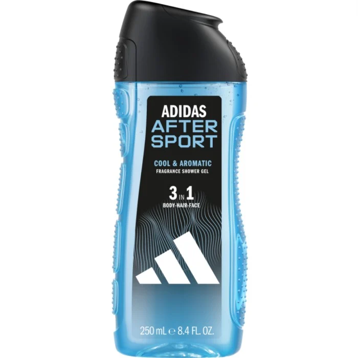 Adidas After Sport For Him Hair & Body Shower Gel 250 ml, bild 2