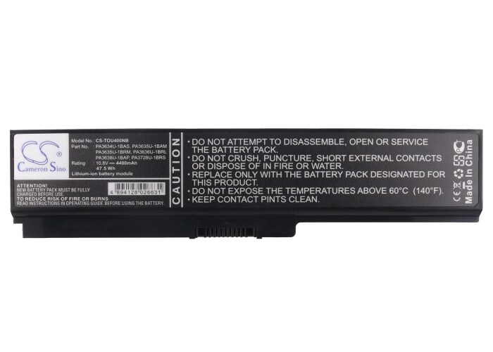 Batteri till Bärbar dator, laptop för Toshiba Equium U400-124, Equium U400-145 m.fl., bild 2