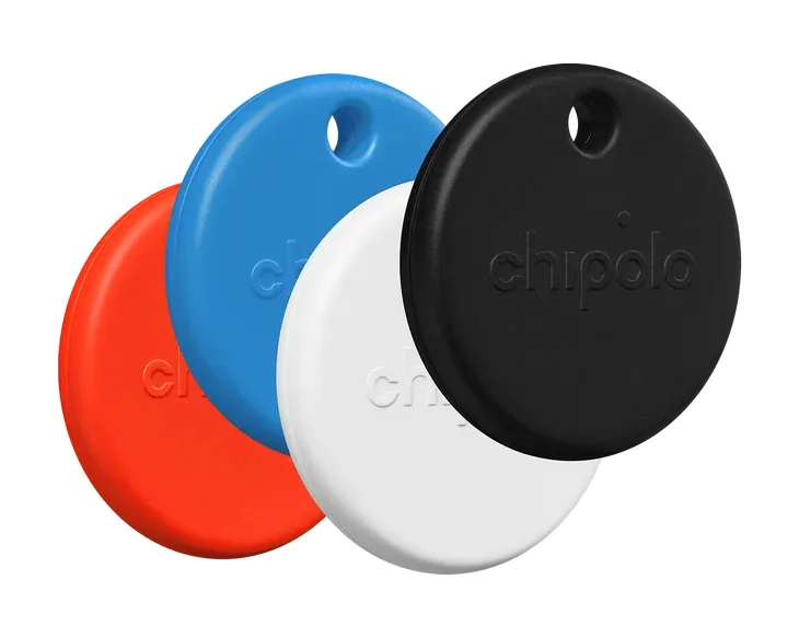 Chipolo POP 4-pack - Item Finder - Svart/Vit/Röd/Blå