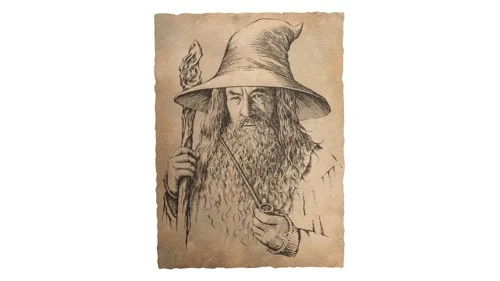The Lord of the Rings - Portrait of Gandalf The Grey Statue Art Print, bild 3