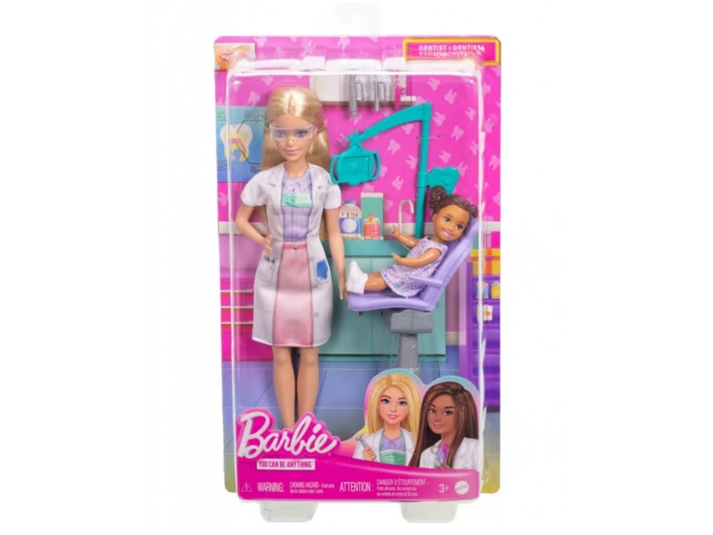 Barbie Mattel You Can Be Anything Barbie Läkare/Tandläkare (JCR74)