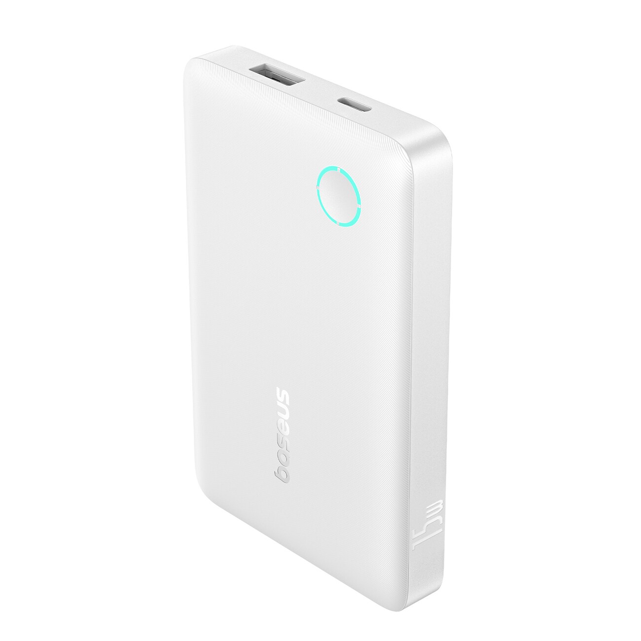 Baseus EnerFill FP11 10 000 mAh 15 W powerbank med vit USB-C-kabel 20 V × 3 A 30 cm – Vit, bild 3