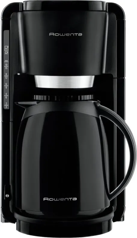 Rowenta CT 3808 - Kaffemaskin - 12 kopper - sort/rustfrit stål