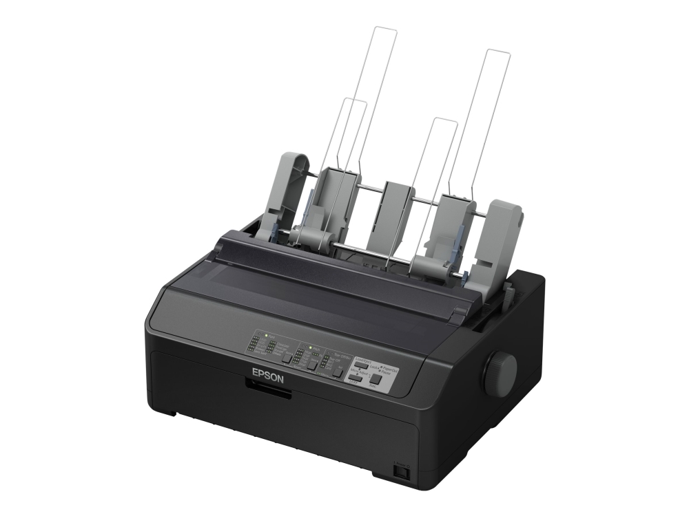 Epson LQ 590IIN - Skrivare - svartvit - punktmatris - Rulle (21,6 cm), JIS B4, 254 mm (bredd) - 360 x 180 dpi - 24 pin - upp till 584 tecken/sek - parallell, USB 2.0, LAN, seriell