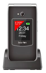 Beafon Silver Line SL645 - black silver - feature phone - GSM