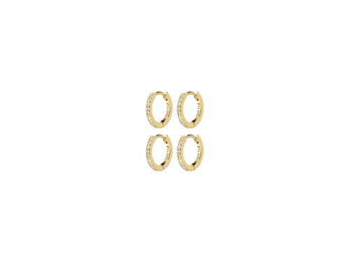 PILGRIM - ROOT Earrings 2-in-1 Set - Gold-Plated - 12 mm, bild 2