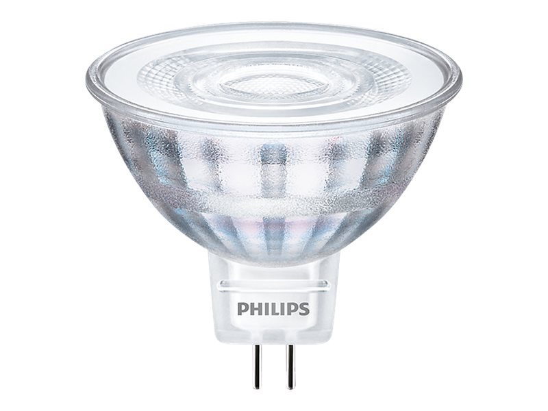 Philips CorePro - LED-spotlight - form: MR16 - GU5.3 - 4.4 W (motsvarande 35 W) - klass F - varmt vitt ljus - 2700 K