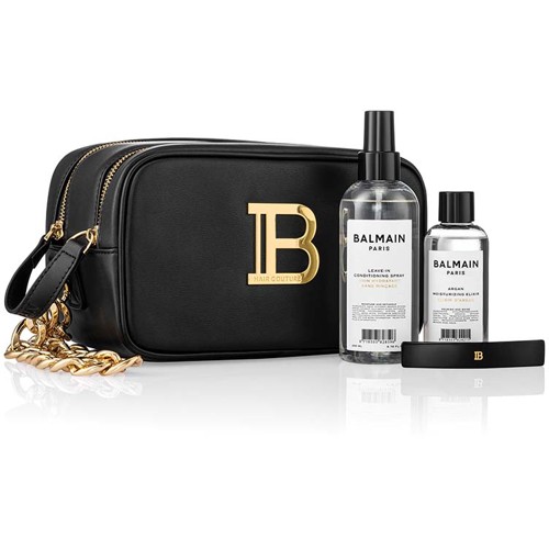 Balmain Toiletry Bag Black Gold 200+100ml 300 ml