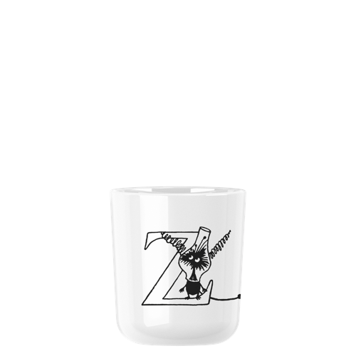 RIG-TIG - Moomin ABC mugg - Moomin white - 0.2 l
