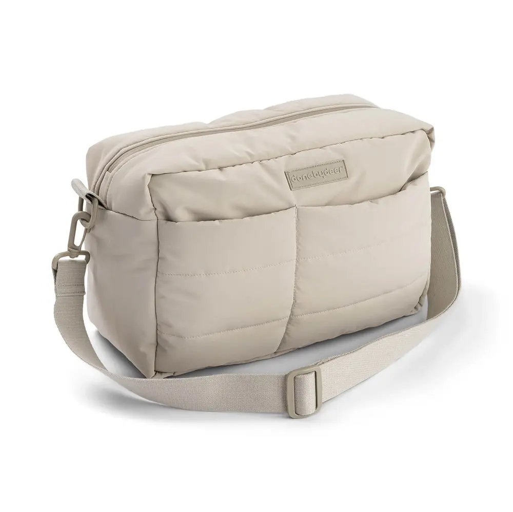 Done by Deer - Quilted stroller bag - Sand - 35 x 15 x H 23 cm