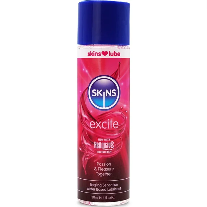 Skins Excite Tingling vattenbaserat glidmedel 130 ml