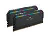 32 GB (2x16GB) DDR5-6400 Corsair Dominator Platinum RGB CL32, XMP - Svart