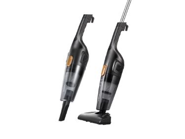 Deerma DX115C, Skaftdammsugare, Utan påse, Svart, 1,2 l, Torr, HEPA