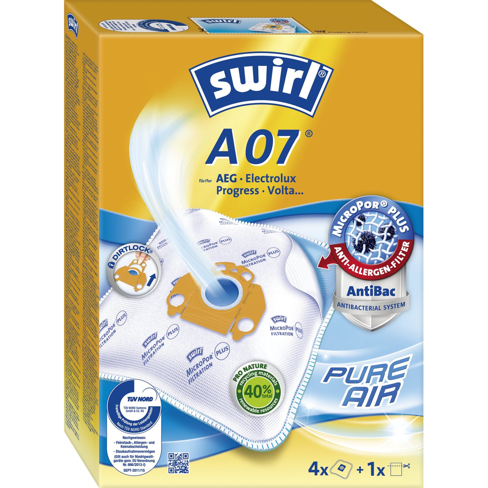 Swirl A 07, 167 mm, 237 mm, 74 mm, 200 g, 4 styck, 1 styck