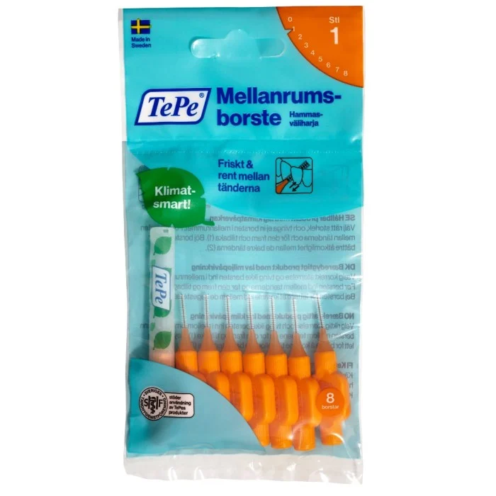 TePe mellanrumsborste original 0,45 mm, 8 st