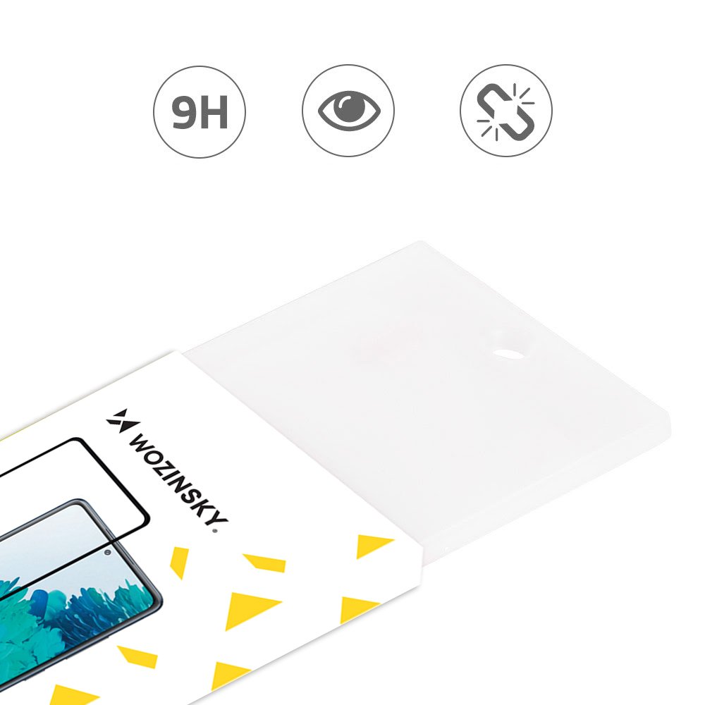 Wozinsky Härdat glas Fullt lim Skärmskydd Case Friendly för Oppo Reno6 4G svart, bild 4