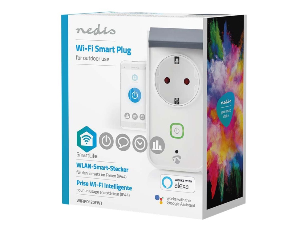 Nedis WIFIPO120FWT SmartLife Smart Plug