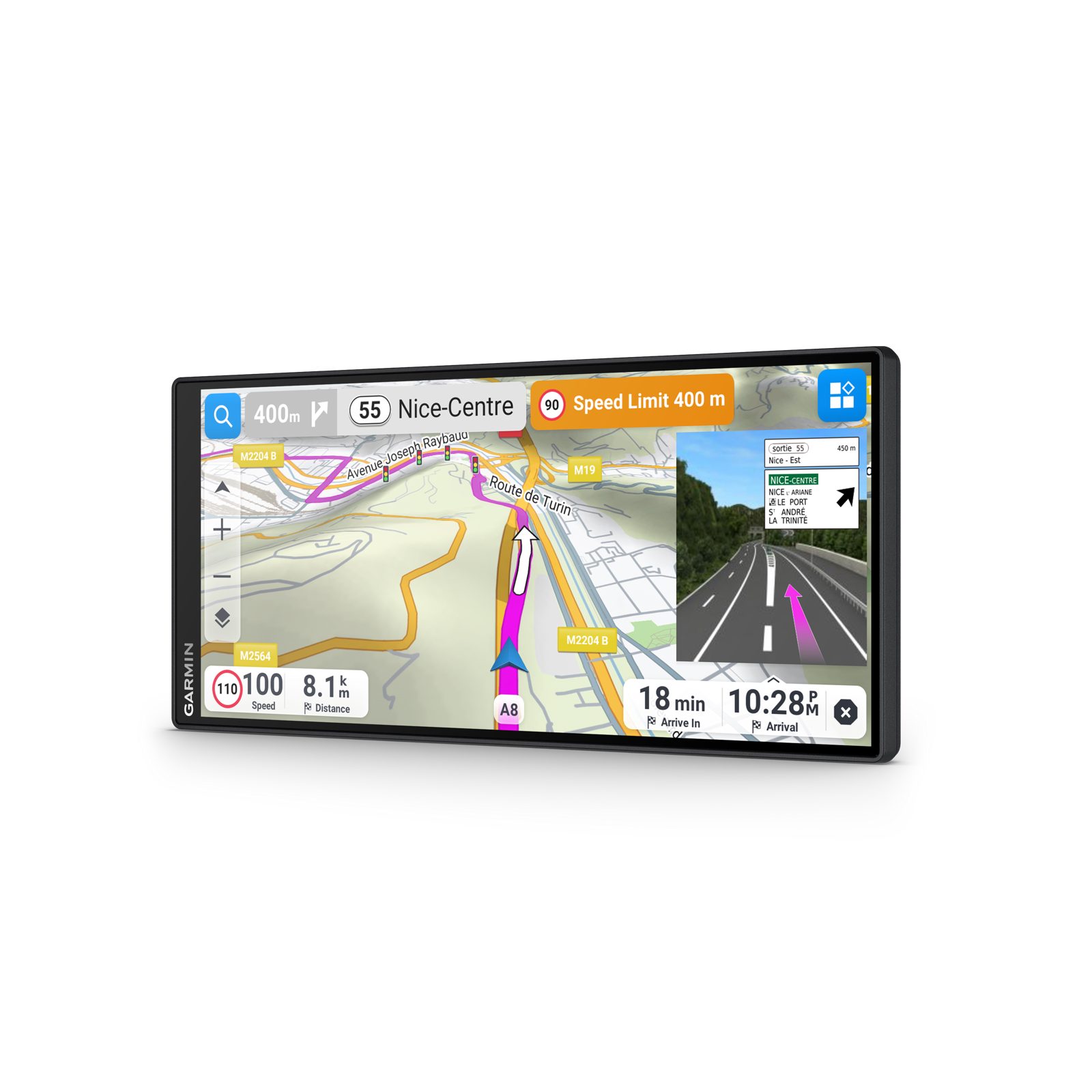 Garmin Drive 7,1" GPS-navigator, svart