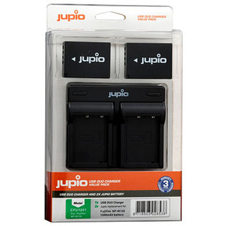NP-W126S 2-Pack + USB Dual Charger FujiFilm battery