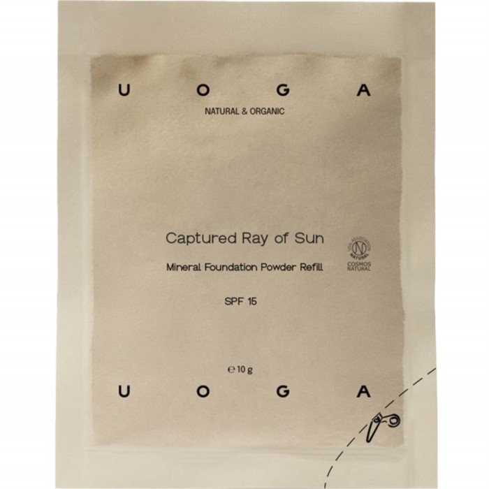 Uoga Uoga Mineral Foundation Powder Refill Captured Ray Of Sun 10g