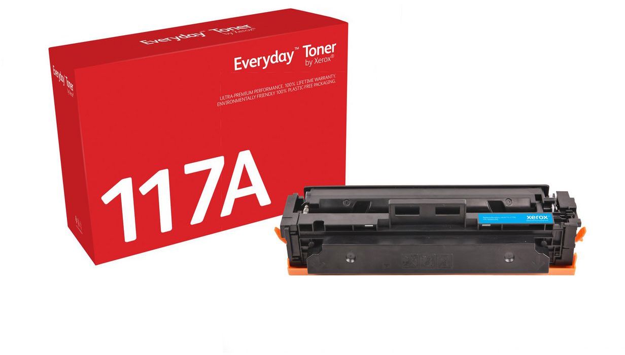 Xerox cyan tonerkassett Hp W2071A (117a), bild 2