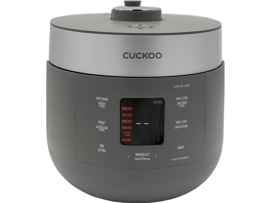 Cuckoo CRP-ST1009F riskokare 1150 W 1,8 L Twin Pressure, grå