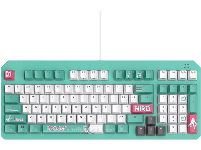 ASUS TUF Gaming K3 Gen II Optical-Mechanical RGB Miku Edition, bild 4