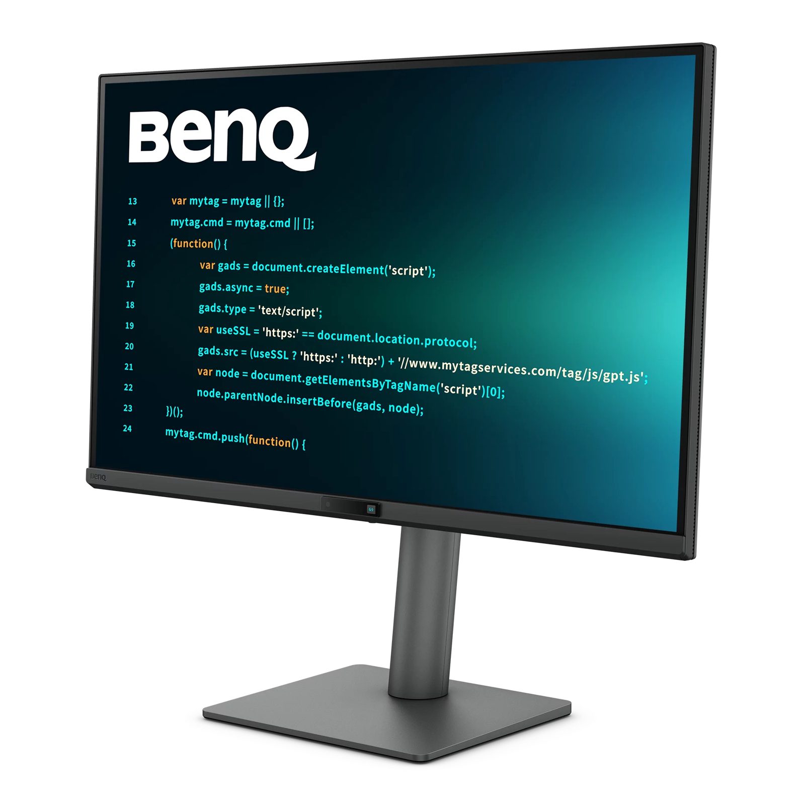 27" BenQ RD270Q Programming Monitor, IPS 2560x1440 Nano Matte, 5 ms, 144Hz, HDR10, höjdjusterbar, pivot, HDMI/DP/USB-C 65W, USB 3.2-hubb, högtalare, bild 3