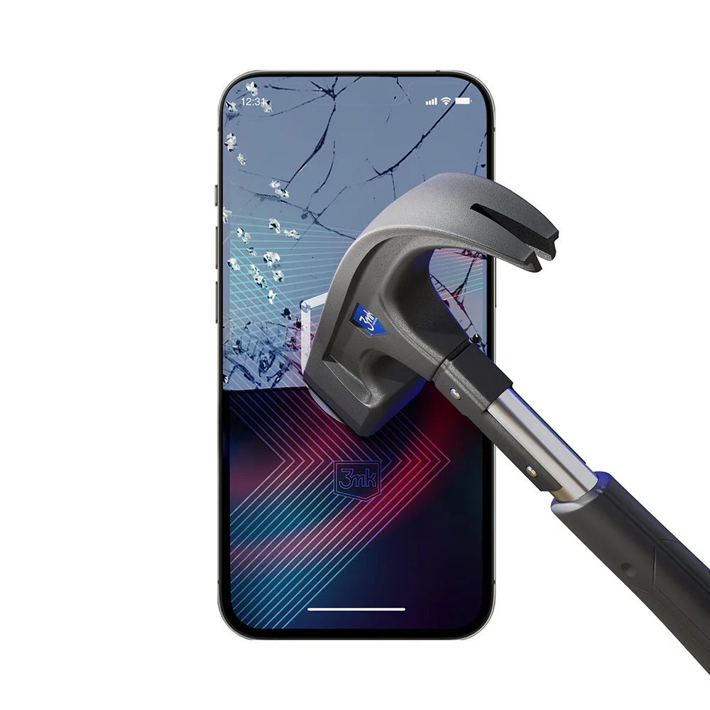 Härdat glas till iPhone 14 Pro / iPhone 14 hybrid flexi 7H från 3mk FlexibleGlass-serien, bild 3