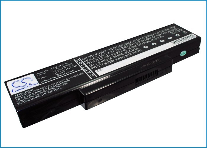 Batteri till Laptop, Bärbar dator för Asus A72, A72D, A72DR m.fl., bild 5