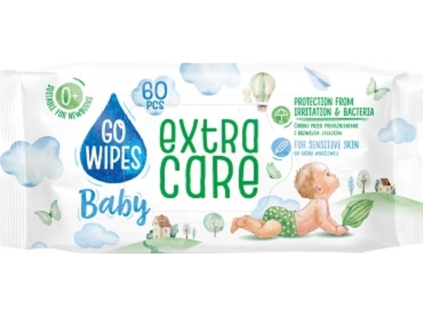 EURUS POSTRY Våtservetter för barn med allantoin GoWipes 60 st.