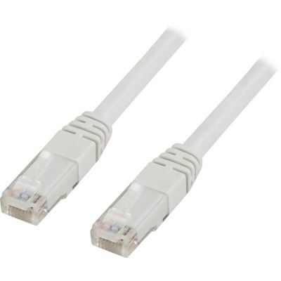 Deltaco UTP Cat 6 patchkabel 0,5m - Vit