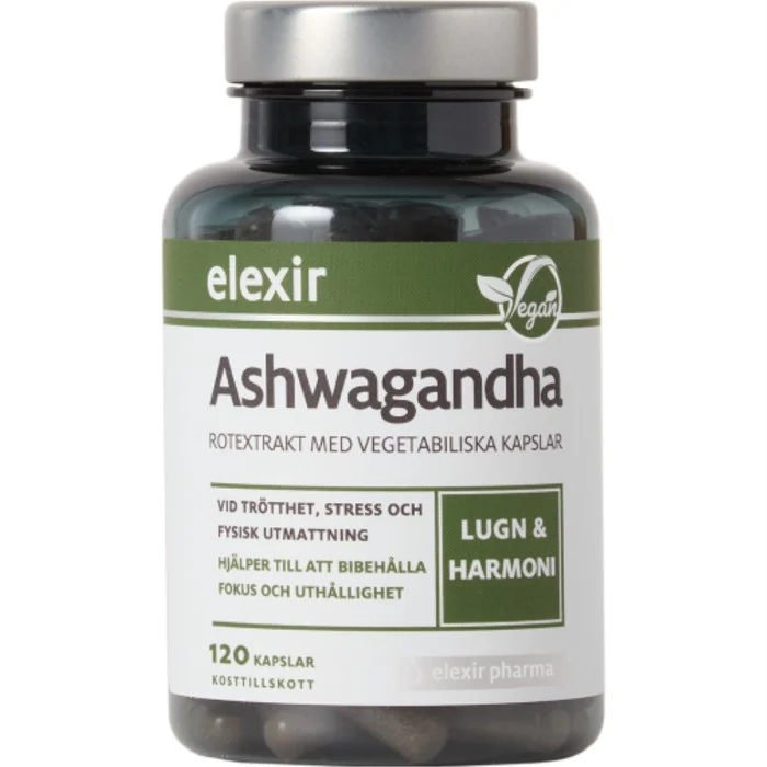 Elexir Pharma Ashwaganda 120 kapslar