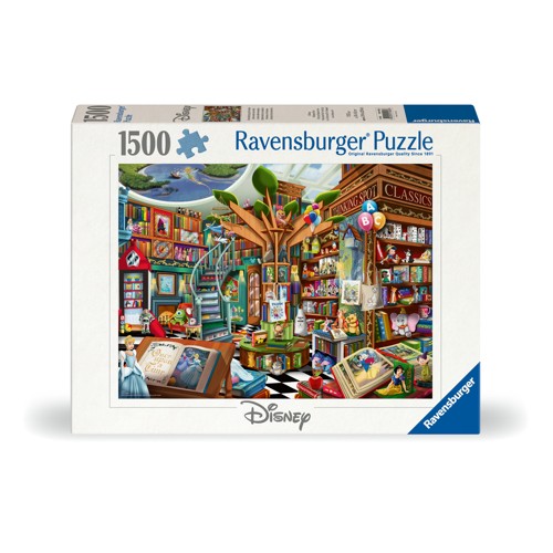 Ravensburger Pussel: Disney Bookstore of Wonders 1500 Bitar