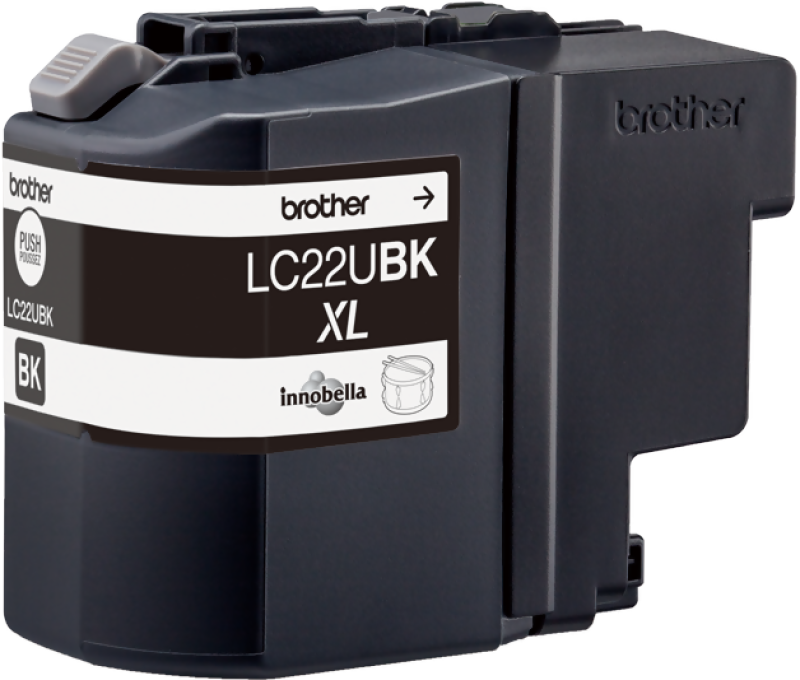 Brother LC-22UBK bläckpatroner Original Hög (Xl) Avkastning, svart