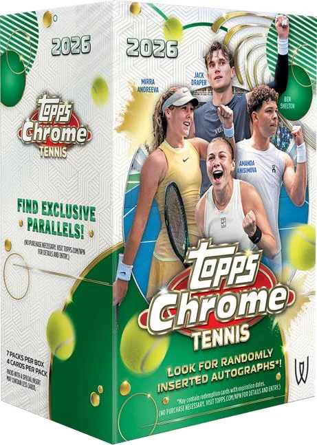 Topps Chrome Tennis 2026 - Value Box
