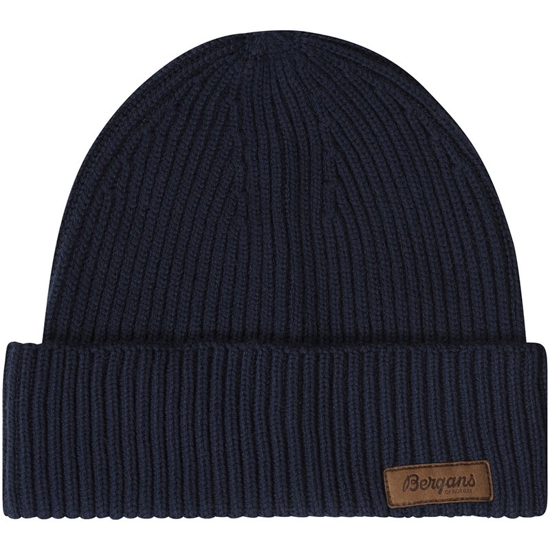 Bergans Nordmarka Merino Beanie Navy Blue - OneSize