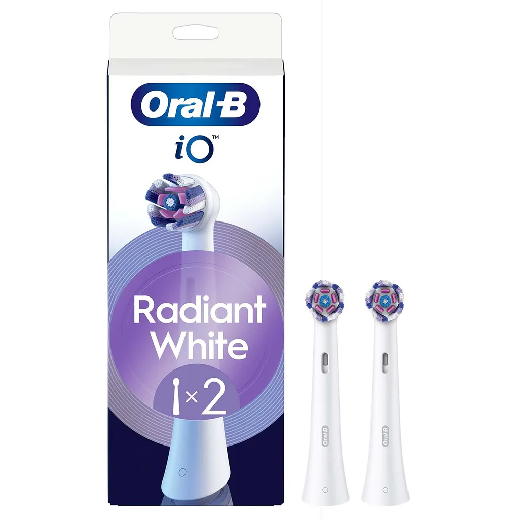 Oral-B iO 373210 tandborsthuvuden Radiant White 2-pack, bild 3