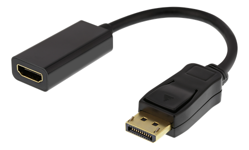 DELTACO DisplayPort hane till HDMI hona adapter, bild 3