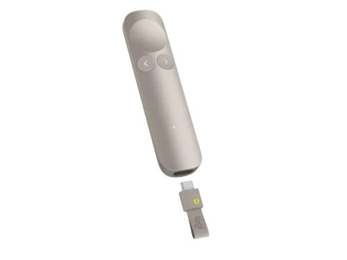 Logitech Spotlight 2 presentationsfjärrkontroll (sand), bild 2