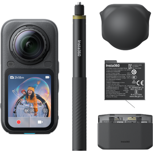 Insta360 X6 Essentials Bundle actionkamera, Midnight Black