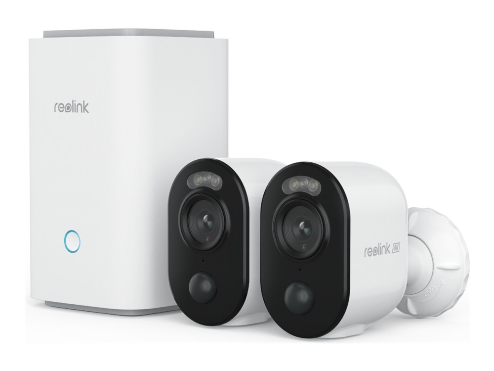 Reolink Argus 3 Ultra 4K trådlös utomhusövervakningskamera (2-pack)